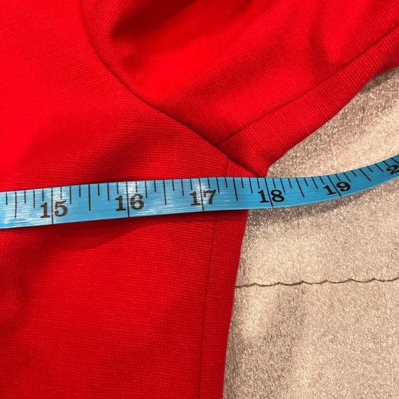 [S]Kenneth Cole Select Women's Red Blazer One Button Lined Career Preppy NWOT - Picture 6 of 12
